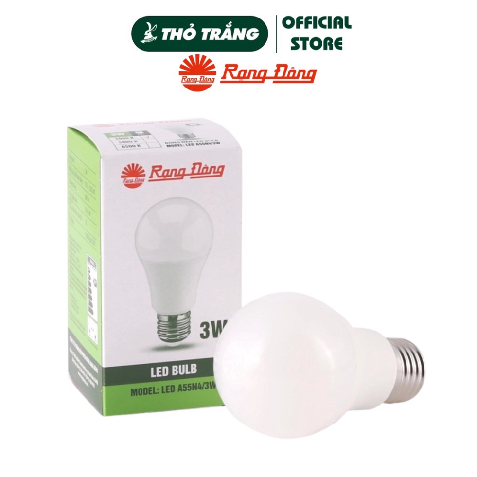 Đèn LED BULB tròn Rạng Đông nhiều size 3W - 5W - 7W - 9W - 15W - 20W