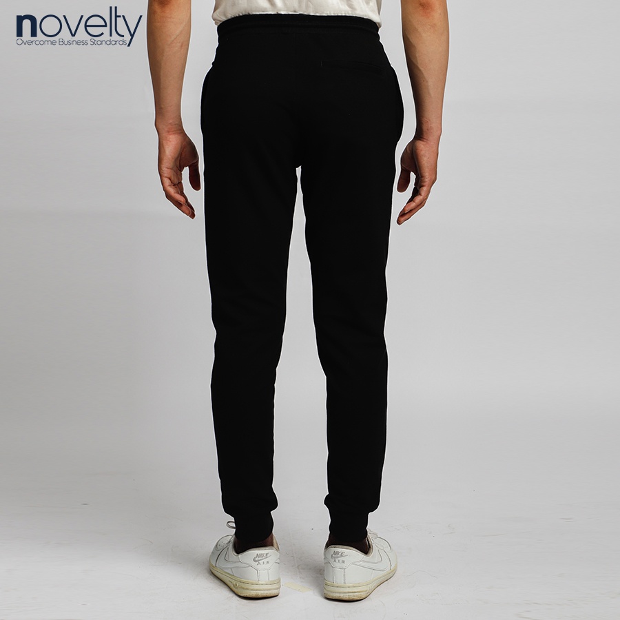 Quần jogger nam Novelty màu đen NQGMMDMT3R220366Q