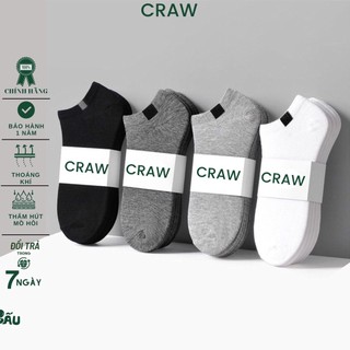 Vớ trơn Craw tất lười vải coton co dãn 4 chiều chống hôi chân, co dãn, sang chảnh - VỚ ZR
