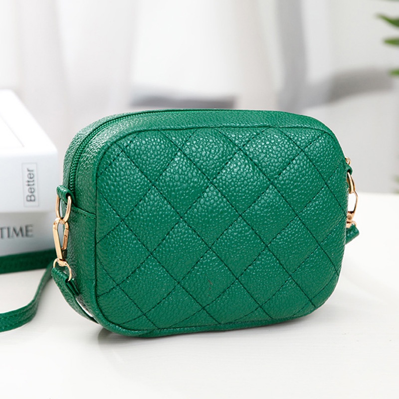 Túi đeo chéo IELGY dáng vuông nhỏ bề mặt nhám thời trang dành cho nữ