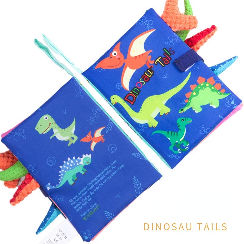 Sách Vải 3D Hình Động Vật Giáo Dục Sớm Cho Bé