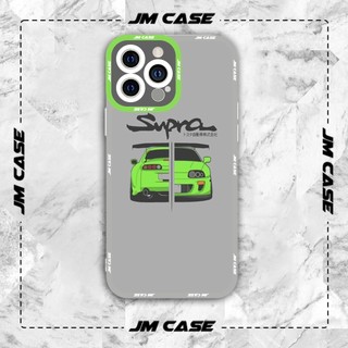 Ốp lưng iphone và samsung xiaomi oppo cạnh vuông JMCase Xe Hơi Toyota Supra