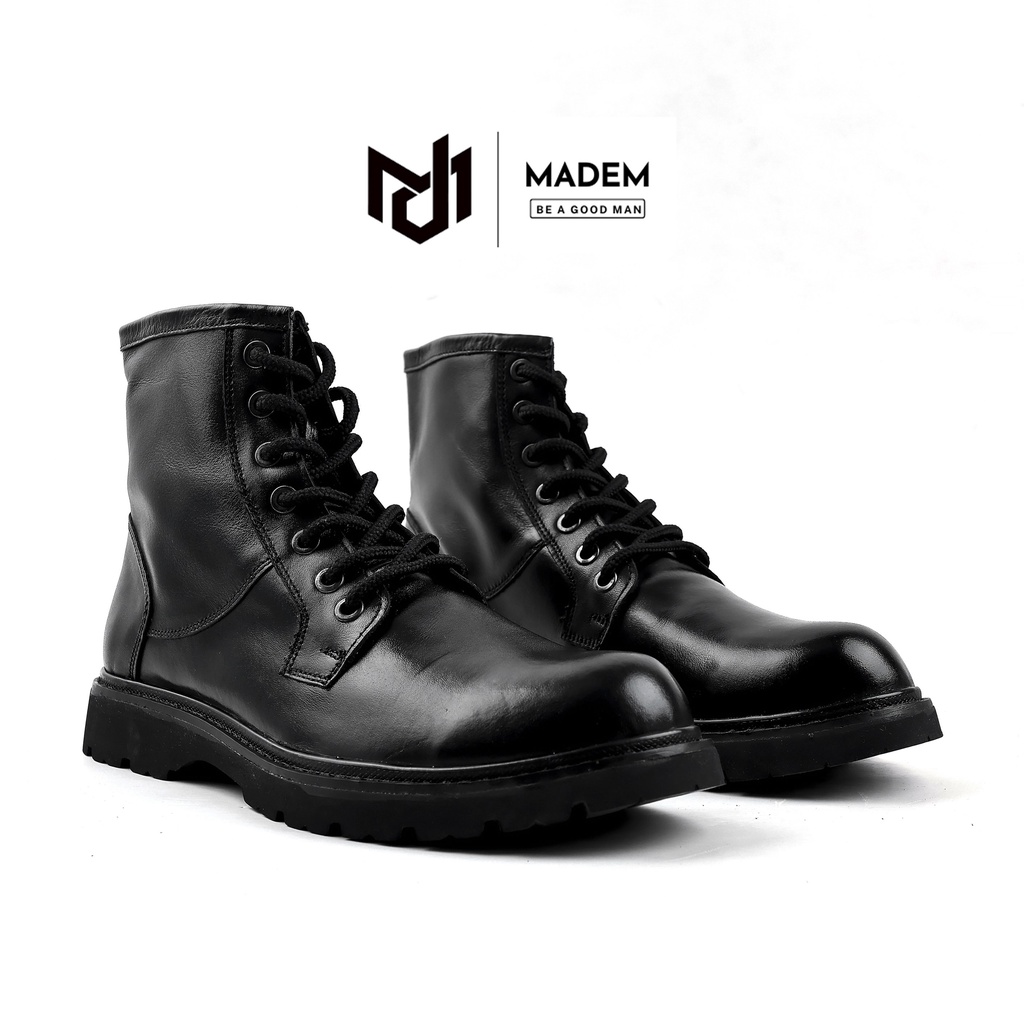 Giày Da Madem Dr.625 Da Bò Cao Cấp Nhập Khẩu Cổ Cao