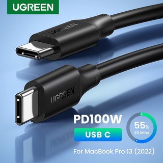 Cáp UGREEN 100W USB C sang USB C Cáp Sạc Nhanh PD 5A 100W Loại C Cáp Cho MacBook iPad Pro Sạc Nhanh Cáp PD USB C