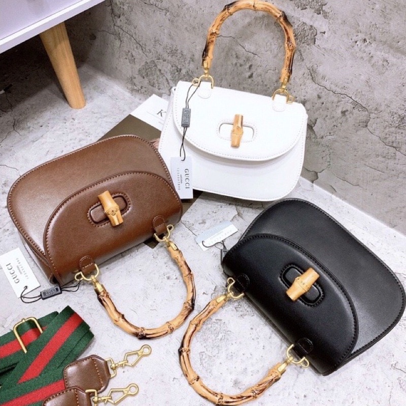 Túi xách đeo chéo nữ hàng hiệu xuất dư Quai Tre size 22cm túi cầm tay đi tiệc sang chảnh phong cách hotgirl