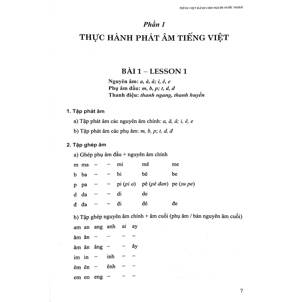 Sách Tiếng Việt Dành Cho Người Nước Ngoài - Trình Độ A1+A2