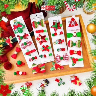 Kẹp tóc Noel, Set 5 kẹp tóc Giáng sinh NOEL