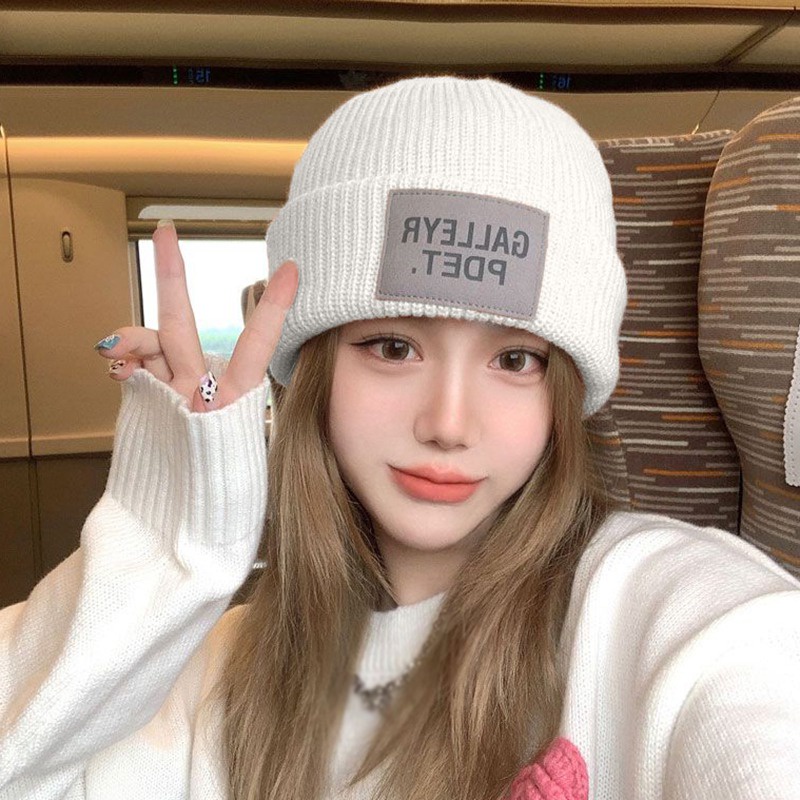 Mũ Dệt Kim Giữ Ấm Tai Bằng Da Phong Cách Hip Hop Đường Phố Bảo Vệ Tai Đa Năng Cho Nam