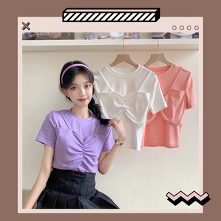 Áo phông kiểu nơ điệu đà