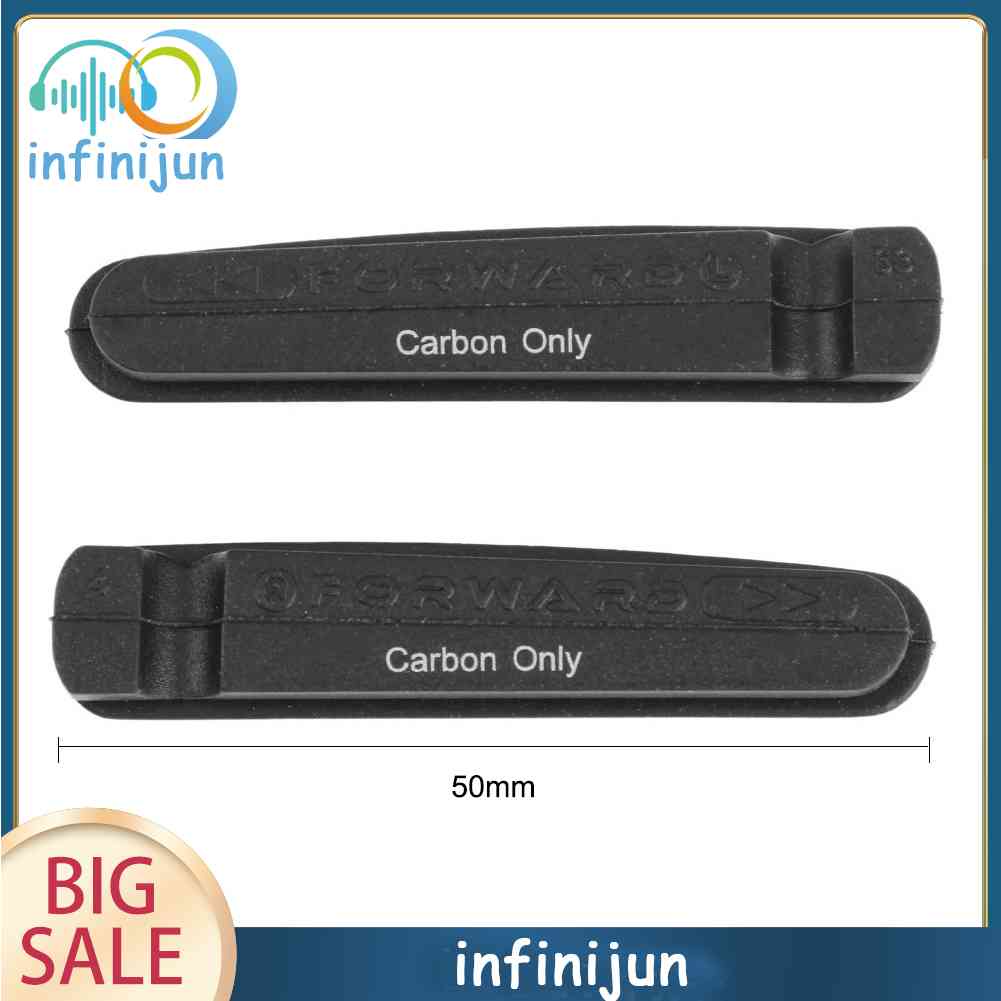 1 Cặp Má Phanh Xe Đạp C / V Bằng Cao Su Carbon