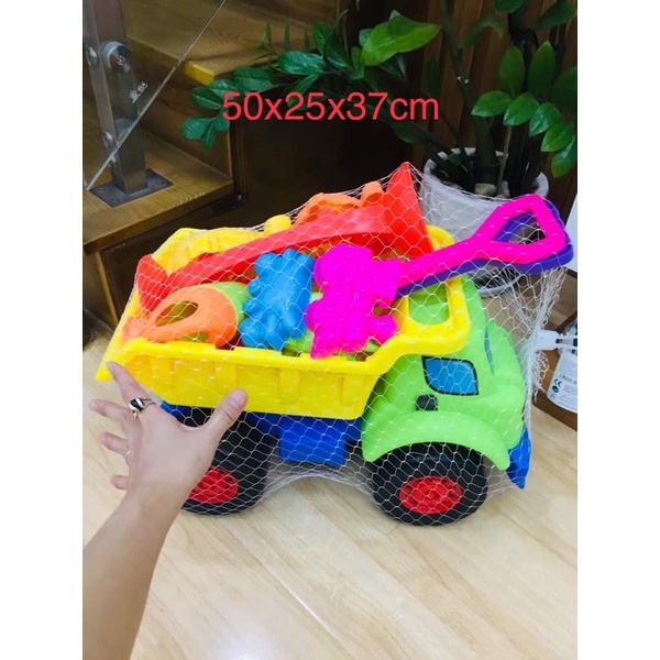 Đồ Chơi Xe Ben Lưới Xúc Cát Đi Biển Loại Lớn Nhất Cho Bé(SIZE ĐẠI) VIỆT NAM
