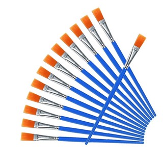 Cọ vẽ nét nhí thân xanh giá rẻ - đầu nhọn/ đầu bằng dẹt