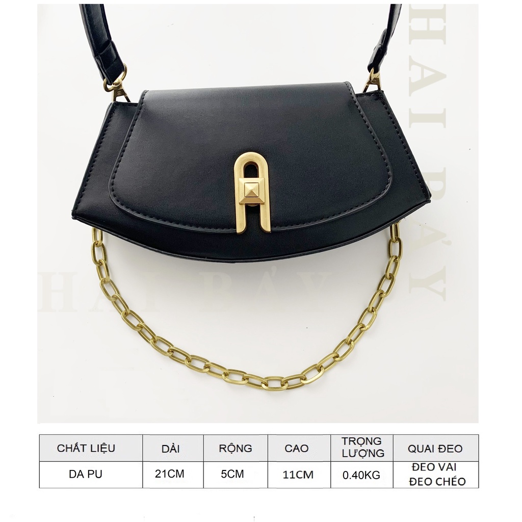Túi xách nữ đeo chéo hàn quốc cao cấp dây xích HAI BẢY TX2