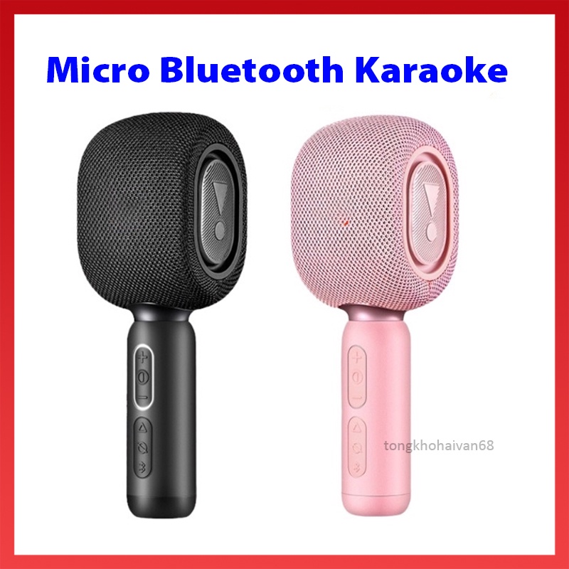 Micro Karaoke Bluetooth KMC500 Phiên Bản Thần Tượng, Kèm Loa Cao Cấp, Chất Lượng Âm Thanh Trong Bảo Hành 12 Tháng