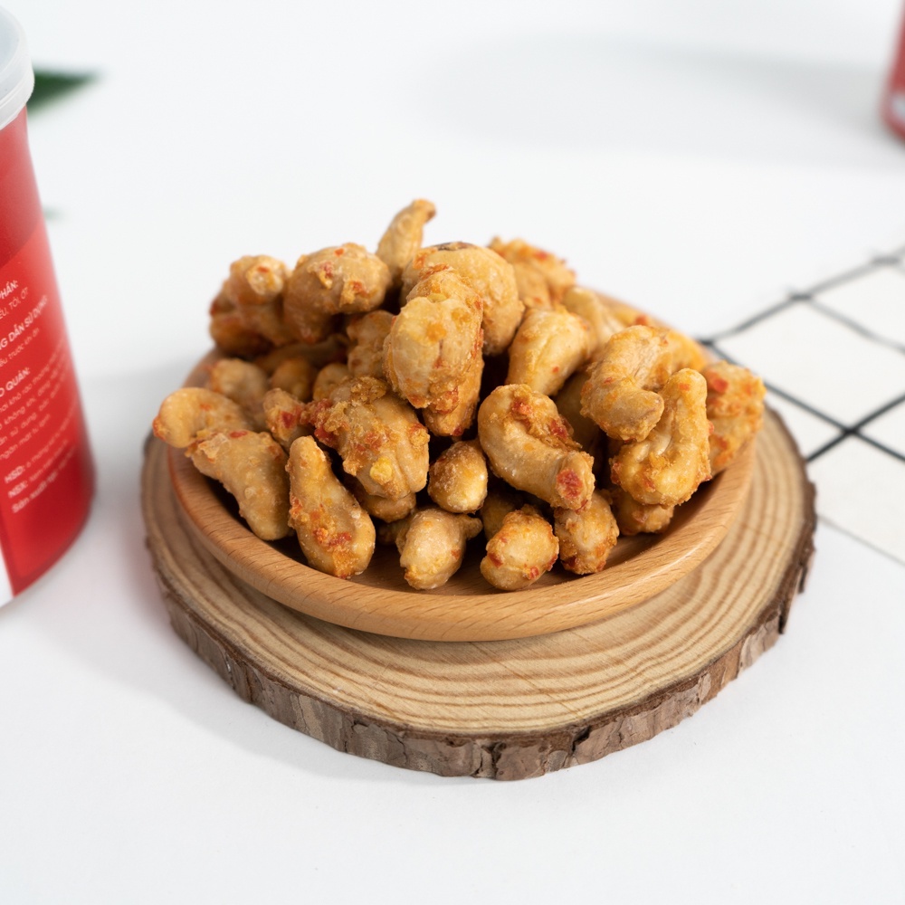 Hạt Điều Rang Tỏi Ớt – Điều Nguyên Hạt Bình Phước – G2H Food
