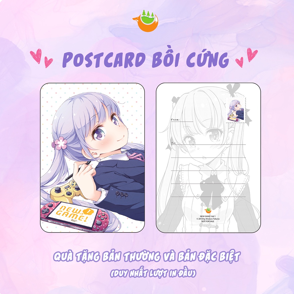 Truyện tranh New Game - Tập 1 - Bản phổ thông và đặc biệt