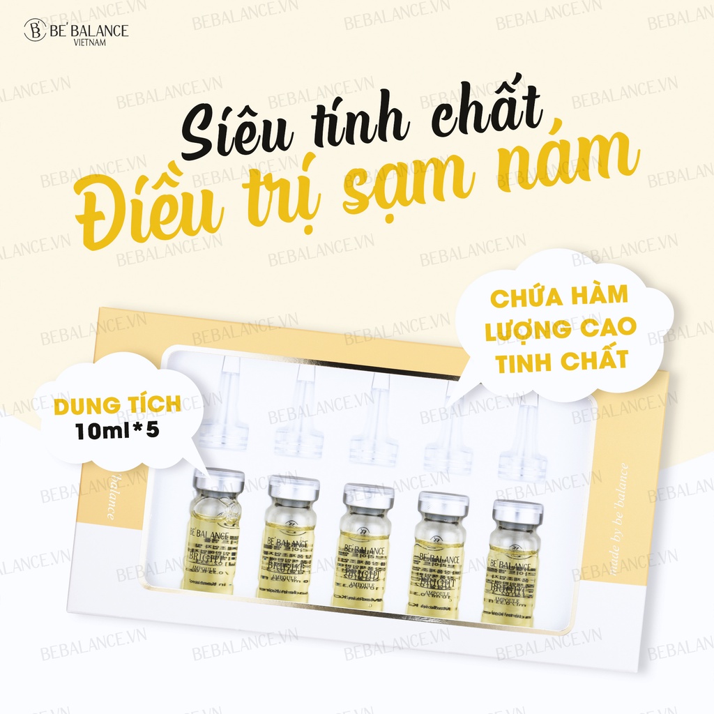 Tinh chất chuyên sâu làm sáng da, đều màu Be'Balance Brightening Ampoule (10ml)