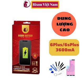 Pin bison con trâu 6p/6sp dung lượng siêu cao 3600ma