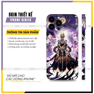 Miếng Dán Skin Dành Cho IP X/XS/XR/XS Max Hoạt Hình Độc Lạ |SK_IPHH101| Film Chính Hãng, Cắt CNC, Dán Kín Lưng Viền Máy