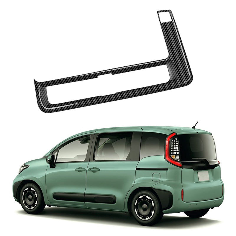 Khung Viền Lỗ Thông Gió A / C Bằng Sợi Carbon Cho Toyota Sienta 2022 2023