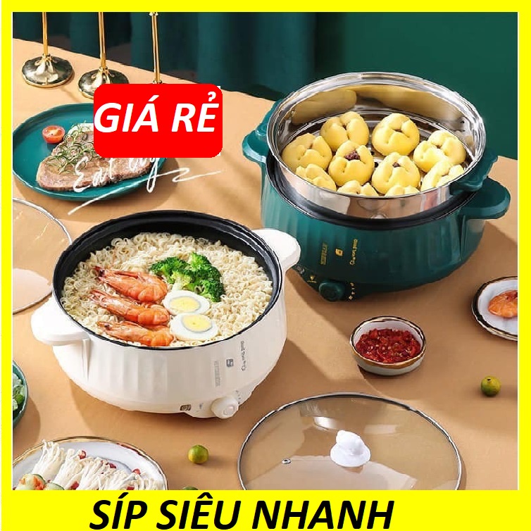 ⚡𝑴𝒊𝒆̂̃𝒏 𝑺𝒊́𝒑⚡NỒI LẨU ĐA NĂNG 2 TẦNG, CA LẨU MINI, BẾP ĐIỆN THÔNG MINH [KÈM VỈ HẤP] }