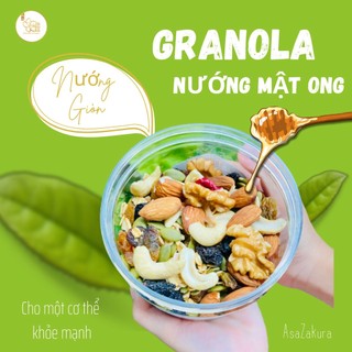Hạt dinh dưỡng granola full hạt nướng mật ong