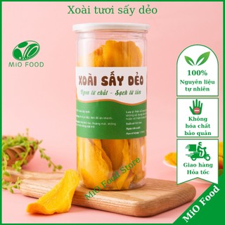 Xoài sấy dẻo nguyên vị MiO Food trái cây sấy dẻo không đường vị tự nhiên chua ngọt thơm ngon không chất bảo quản