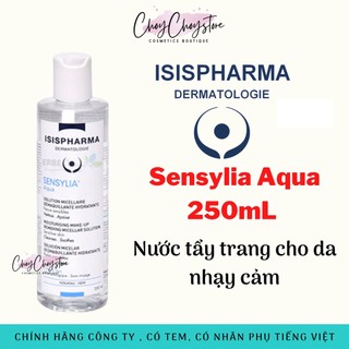 [TEM CTY] Tẩy Trang ISIS Pharma Sensylia Aqua 250mL Nước tẩy trang cho da nhạy cảm
