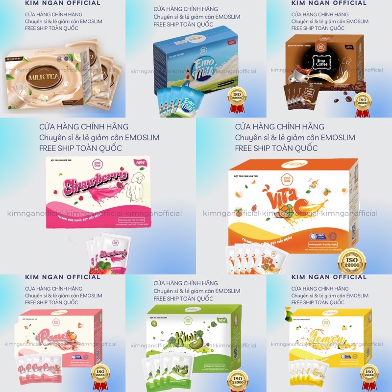 Giảm cân trái cây emoslim đủ vị