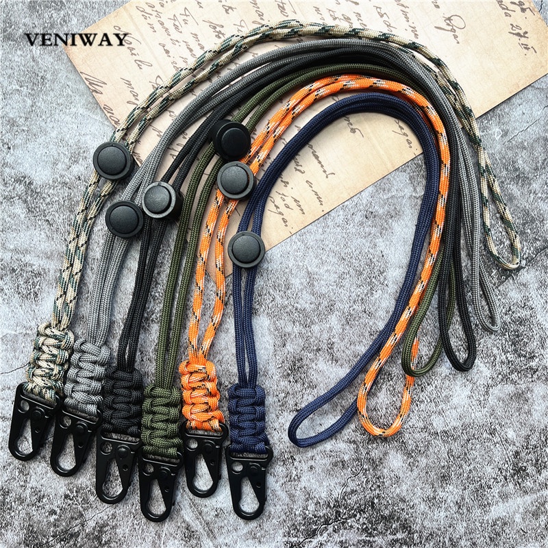 Dây Đeo Cổ Bằng Kim Loại Handmade Chống Thất Lạc Có Thể Điều Chỉnh Gắn Điện Thoại Di Động