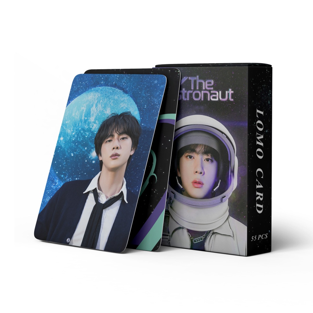 BTS JIN Album The Astronaut Photocard JIMIN ID : Chaos & V Vogue & JUNGKOOK TIME DIFFERENCE 2022 DALMAJUNG J-HOPE Solo JACK IN THE BOX Lomo Card Postcard