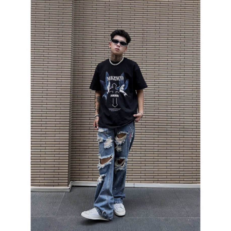 Áo phông ngắn tay Mikenco SORROW TREND HÈ 2022 Hàng đẹp cực chất