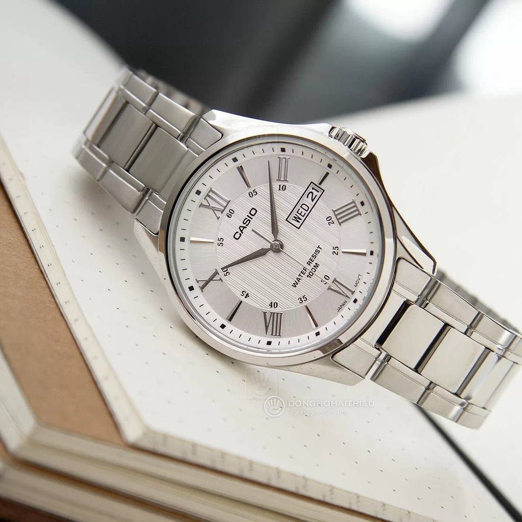 Đồng hồ Casio nam MTP-1384D-7AVDF dây kim loại chính hãng