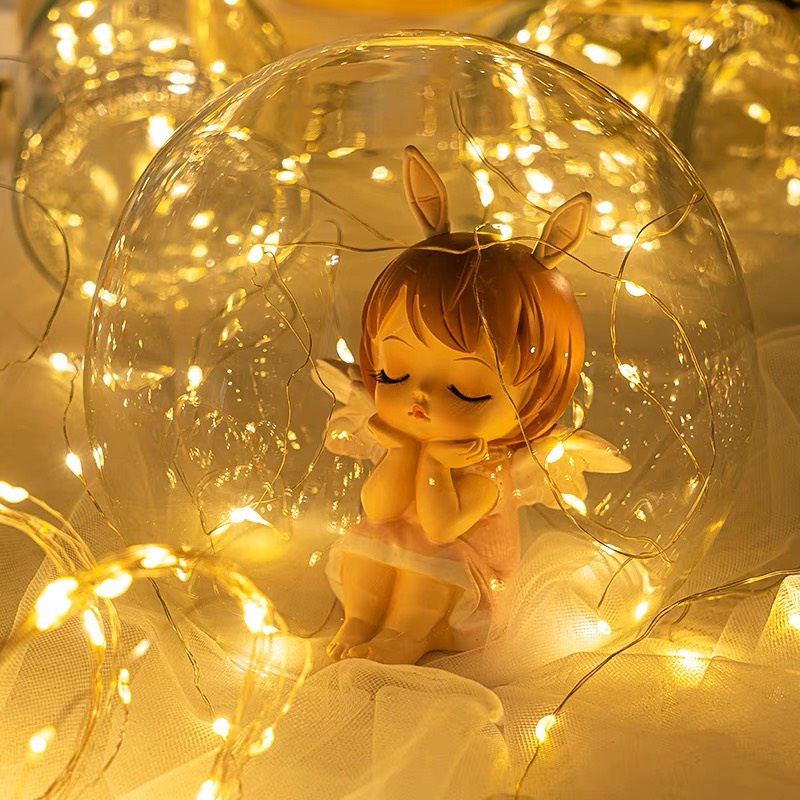 Dây đèn Led dùng pin ,dây đèn đom đóm 1/2/3 mét giá rẻ