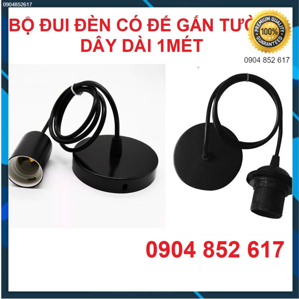 💥Giá Sỉ💥 Bộ đế ốp đèn thả đui dây dài 1m cùng ốp trần