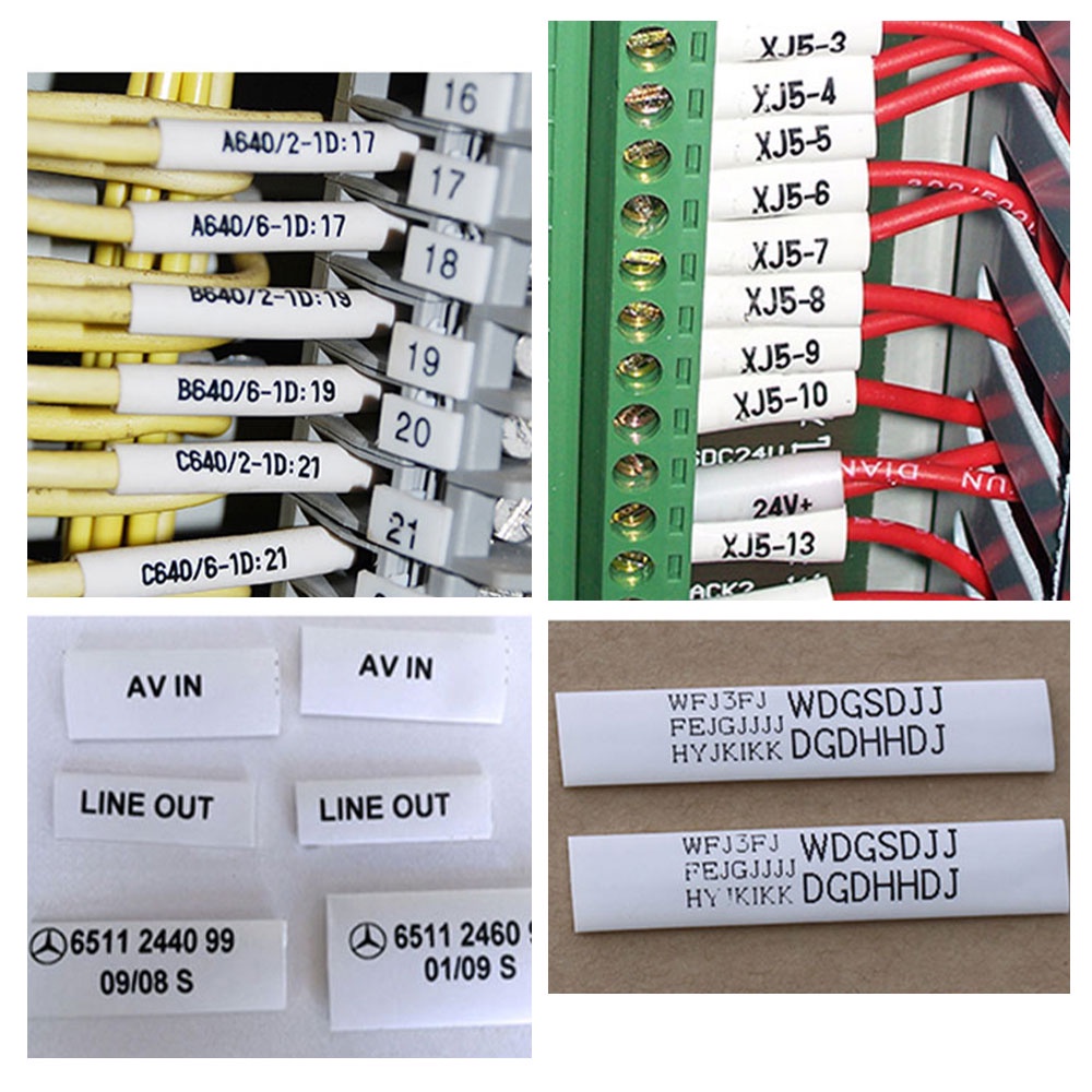Ống co nhiệt 5.8-23.6mm cho máy in Brother PT H500 E300VP E500 E550WVP P750WVP P700 HSe231 HSe 231 HSe-231 TZe231