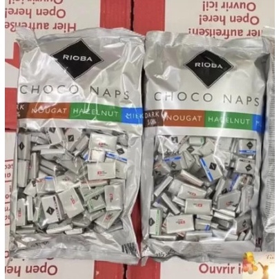 Choco Naps ~4.65g x 215 pcs (1kg) - Rioba Kẹo Socola
