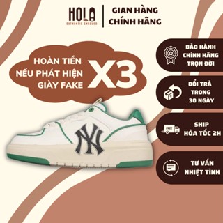 Chính hãng MLB, Giày MLB Chunky Liner màu xanh lá authentic độn đế cực dễ phối đồ, check ra FAKE hoàn tiền X3