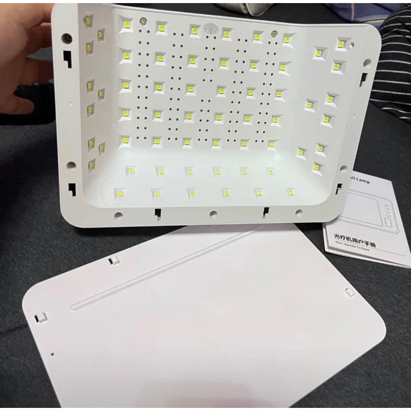 Máy Hơ T8 72W, 60 Bóng Đèn, Khoang Rộng Hơ 2 Tay SNRQI UV LED