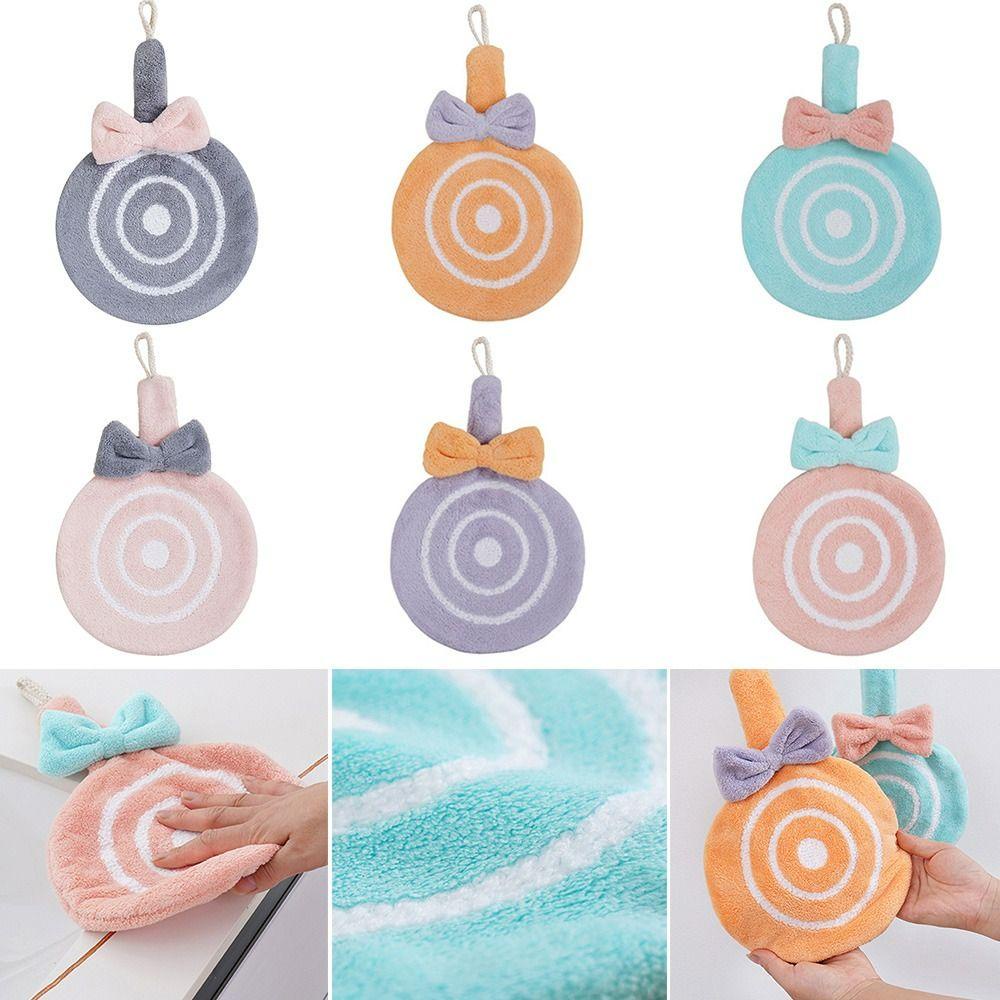 Khăn Lau Thấm Hút Tốt Nhanh Khô Hình Kẹo Mút Tiện Dụng Cho Nhà Bếp