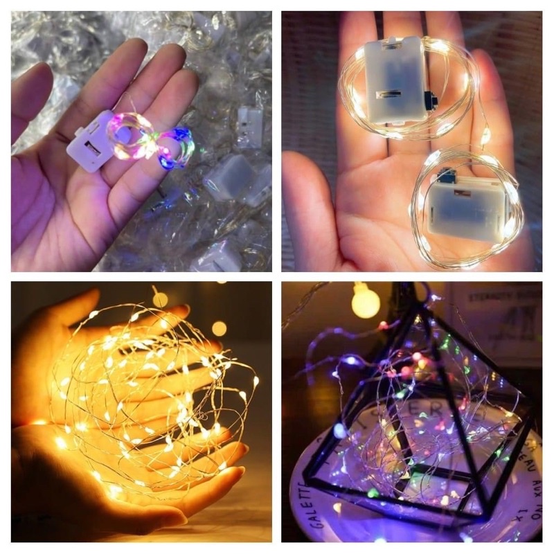 Dây đèn nháy dùng pin 2m/3m/ Nháy pin