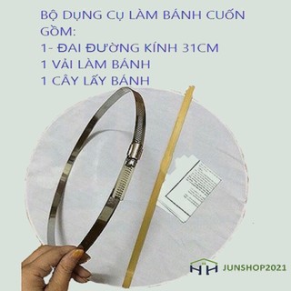 Khuôn làm bánh, bộ khuôn làm bánh cuốn tại nhà - junshop2011
