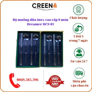 Bộ muỗng đũa inox cao cấp 8 món Dreamer DCS-01
