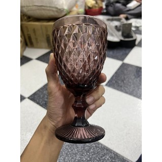 Thủy tinh pha lê 100% không chì màu tím 300ml