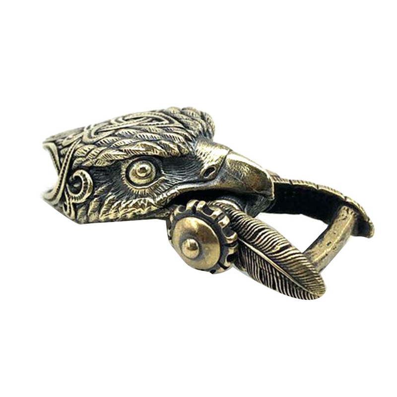 Khóa Bằng Đồng Thau Hình Đầu Đại Bàng Đa Năng Dùng Làm Vòng Tay Paracord DIY