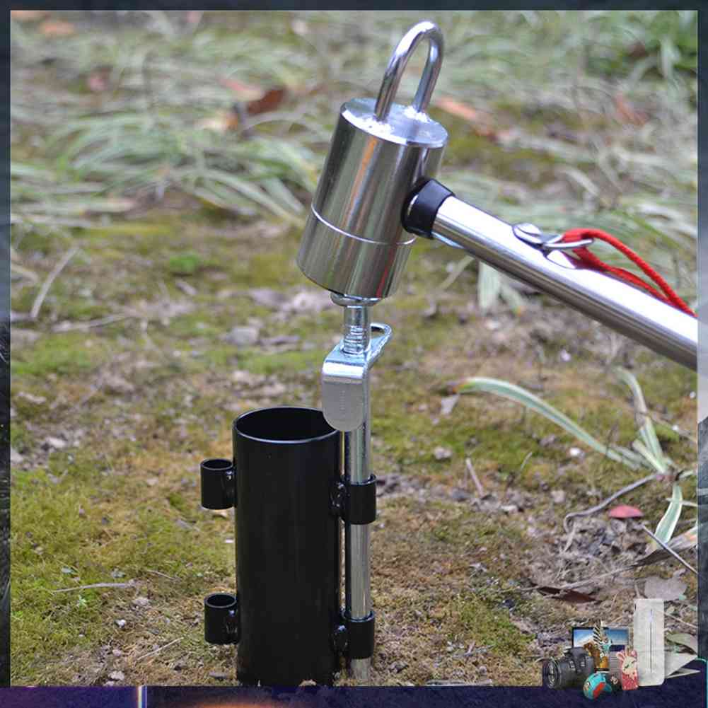 Giá Đỡ Cần Câu Cá Bằng Sắt Chống Gió Tiện Dụng Mang Theo Du Lịch Cắm Trại