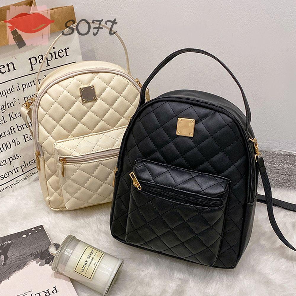 Túi Đeo Vai Bằng Da PU Họa Tiết Kim Cương Thời Trang Cho Nữ