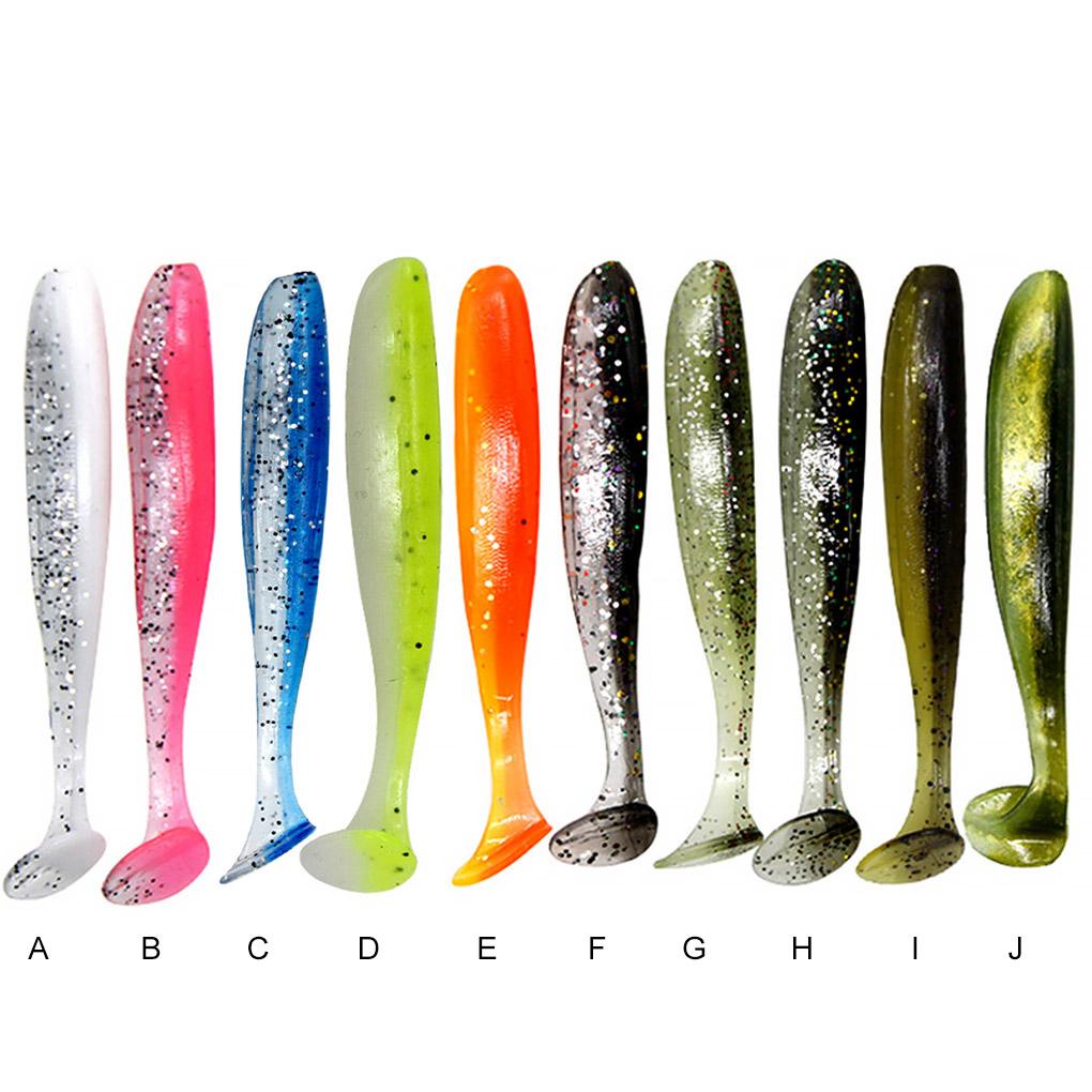 Bộ 10 Mồi Câu Cá Nhân Tạo Bằng PVC Kích Thước 7cm Loại 1