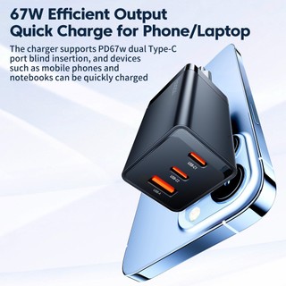 Củ Sạc Nhanh QC4.0 PD 3.0 67W Cổng USB Type-C