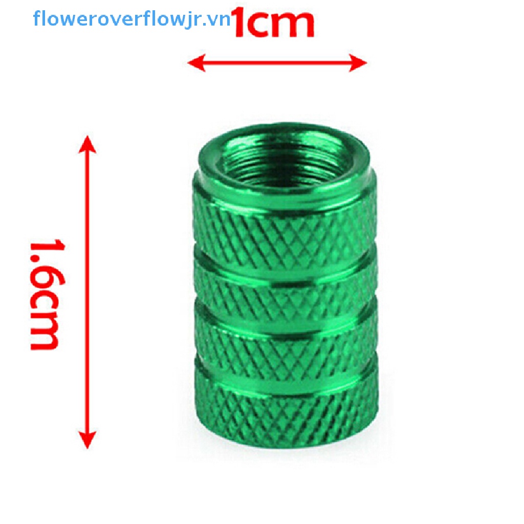 4 Nắp Van Bánh Xe Hơi Bằng Nhôm Chống Bụi Tiện Dụng